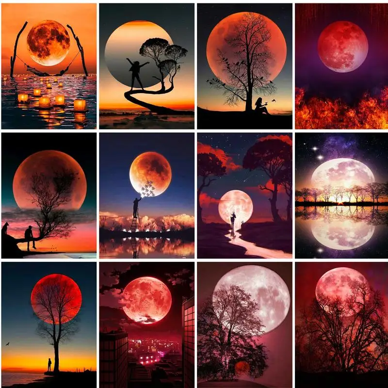 GATYZTORY Diamond Painting Moon New Arrival Rhinestone Picture 5D Diamond Embroidery Landscape Cross Stitch DIY New Year's Gift
GATYZTORY Diamond Painting Moon New Arrival Rhinestone Picture 5D Diamond Embroidery Landscape Cross Stitch DIY New Year's Gift