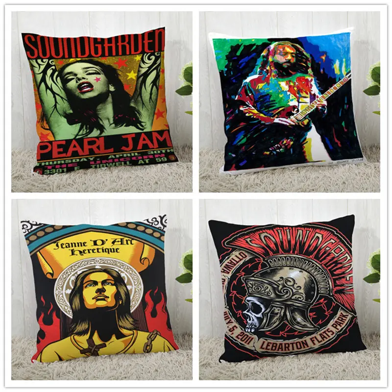Custom SOUNDGARDEN Alternative Grunge Pillow Case Polyester Decorative Pillowcases zipper Pillow Case Square Pillowcase 45*45cm
Custom SOUNDGARDEN Alternative Grunge Pillow Case Polyester Decorative Pillowcases zipper Pillow Case Square Pillowcase 45*45cm