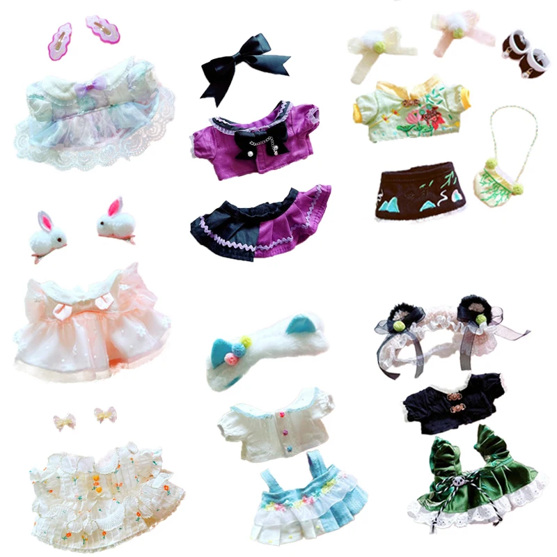 Одежда для куклы супер звезды в Корее, костюм куклы-идола 20 см, аксессуары для одежды, хлопковые куклы, подарок, игрушка «сделай сам» 
Одежда для куклы супер звезды в Корее, костюм куклы-идола 20 см, аксессуары для одежды, хлопковые куклы, подарок, игрушка «сделай сам»