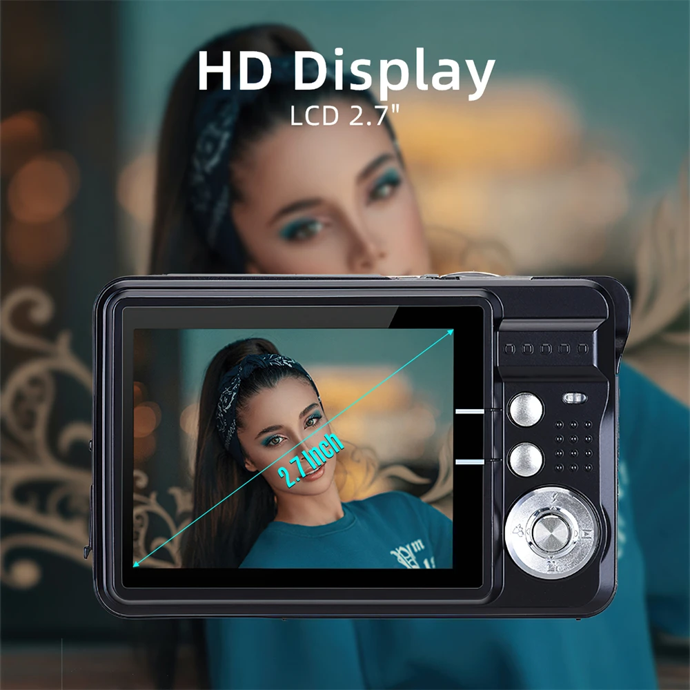 Portable Digital Cameras 720P Video Camcorder 18MP Photo 8X Zoom Anti-shake 2.7" TFT Screen Retro Vintage Photography Recorder
Portable Digital Cameras 720P Video Camcorder 18MP Photo 8X Zoom Anti-shake 2.7" TFT Screen Retro Vintage Photography Recorder