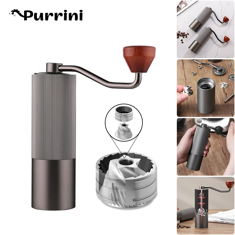 Portable High Quality Aluminum Manual Coffee Grinder CNC Stainless Precision Steel Core Bean Crusher Adjustable Thickness Tools
Portable High Quality Aluminum Manual Coffee Grinder CNC Stainless Precision Steel Core Bean Crusher Adjustable Thickness Tools