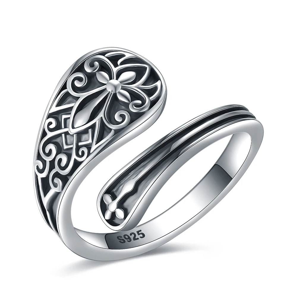 XiaoJing Cross Spoon Rings 925 Sterling Silver Adjustable Vintage Victorian Style Antique Jewelry Gifts For Women Mom Grandma
XiaoJing Cross Spoon Rings 925 Sterling Silver Adjustable Vintage Victorian Style Antique Jewelry Gifts For Women Mom Grandma