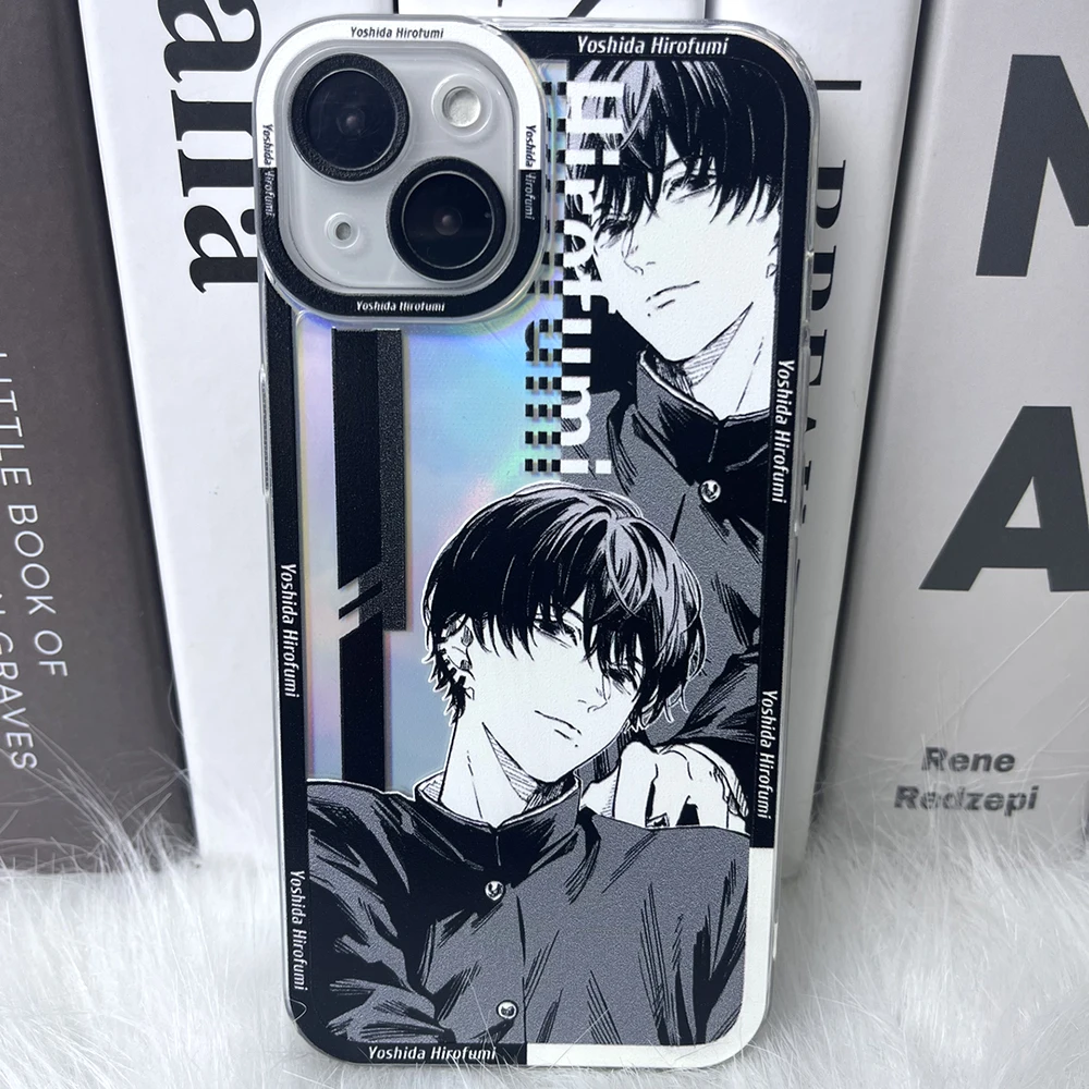 Chainsaw Man Yoshida Hirofumi Angle Eyes Laser Phone Case for IPhone 14 13 12 11 Pro Max Mini Xs Xr X 8 Plus Se 2022 Clear Cover 
Chainsaw Man Yoshida Hirofumi Angle Eyes Laser Phone Case for IPhone 14 13 12 11 Pro Max Mini Xs Xr X 8 Plus Se 2022 Clear Cover
