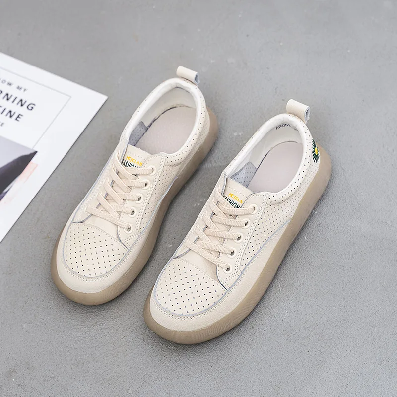 2022 Genuine Leather Women's Casual Vulcanize Designer Cowhide Sport Walking Running Shoes Spring Summer Lady Flats Sneakers
2022 Genuine Leather Women's Casual Vulcanize Designer Cowhide Sport Walking Running Shoes Spring Summer Lady Flats Sneakers