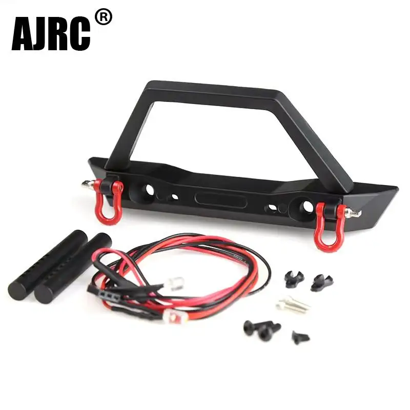 Metal Front Bumper W/ Lights Lamp Upgrades Parts Accessories For 1/10 Rc Crawler Axial Scx10 Ii 90046/47 Trax For TRX-4 For TRX4
Metal Front Bumper W/ Lights Lamp Upgrades Parts Accessories For 1/10 Rc Crawler Axial Scx10 Ii 90046/47 Trax For TRX-4 For TRX4