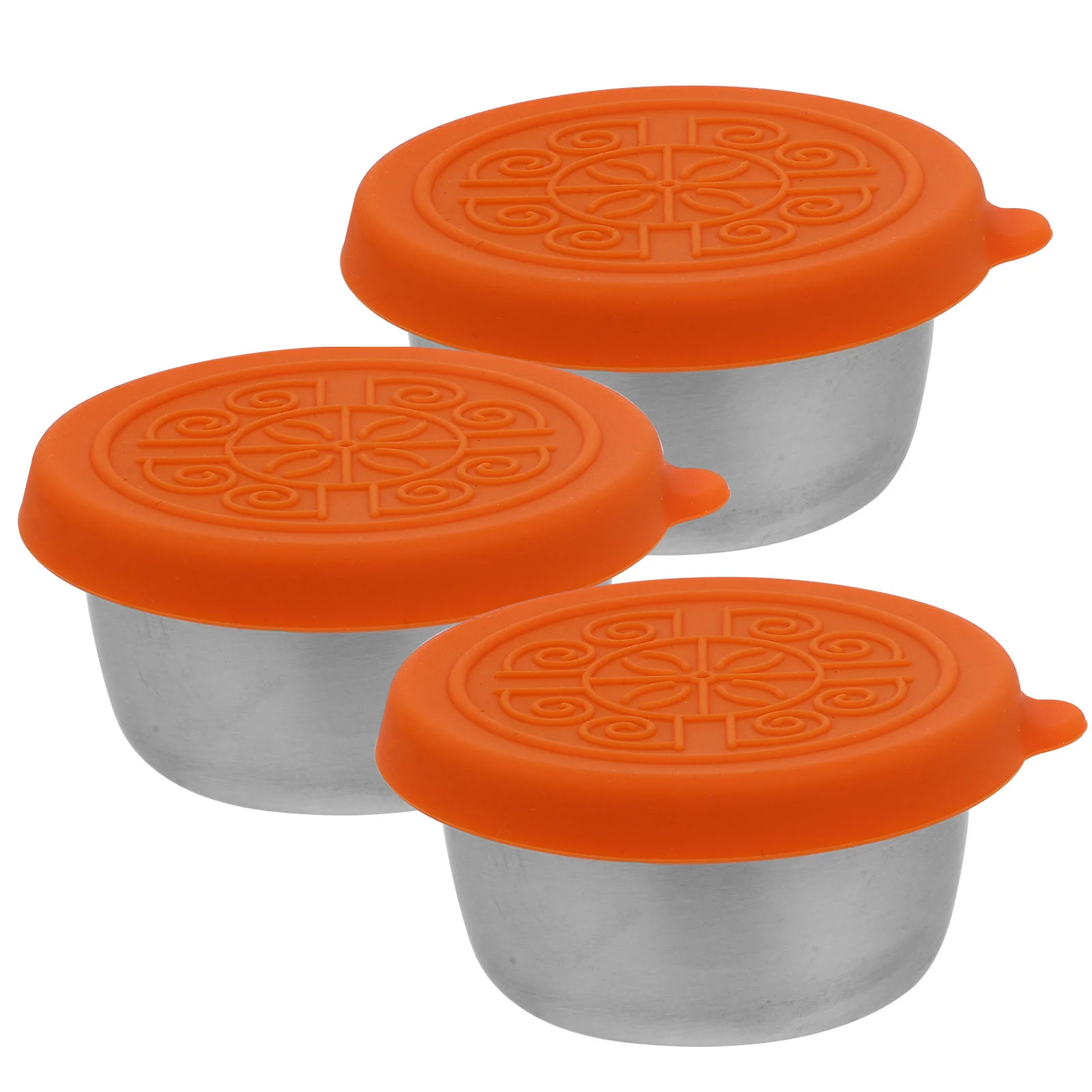 3pcs Stainless Steel Dipping Cups Kitchen Sauce Cups with Covers Picnic Sauce Containers
3pcs Stainless Steel Dipping Cups Kitchen Sauce Cups with Covers Picnic Sauce Containers