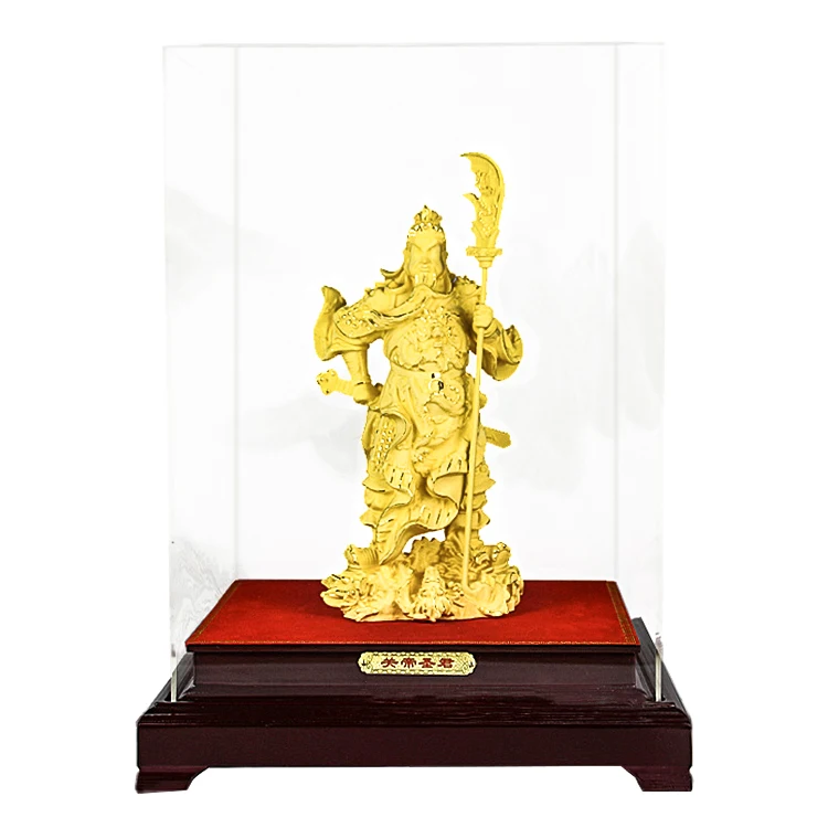 Custom advanced gift chinese gods Guan Yu metal craft Statue with 24k 99.9% pure gold plating golden home decor
Custom advanced gift chinese gods Guan Yu metal craft Statue with 24k 99.9% pure gold plating golden home decor