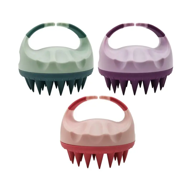 Portable Silicone Shampoo Brush Handheld Round Soft Scalp Massage Hair Brush Bath Massage Brush Hair Shower Brush Comb Hair Care 
Portable Silicone Shampoo Brush Handheld Round Soft Scalp Massage Hair Brush Bath Massage Brush Hair Shower Brush Comb Hair Care