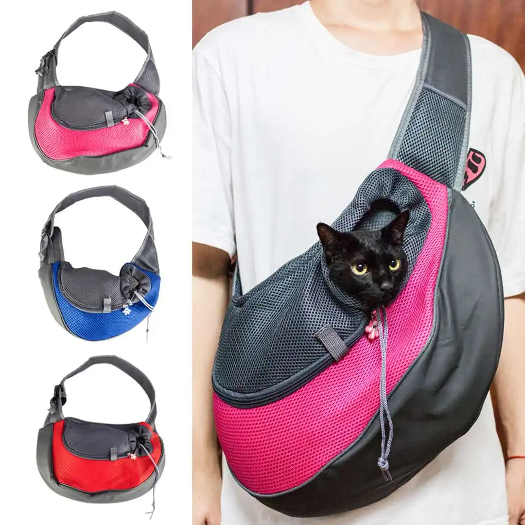 Pet Single Shoulder Bag Breathable Mesh Pet Sling Backpack Drawstring Pet Carrier for Travel
Pet Single Shoulder Bag Breathable Mesh Pet Sling Backpack Drawstring Pet Carrier for Travel