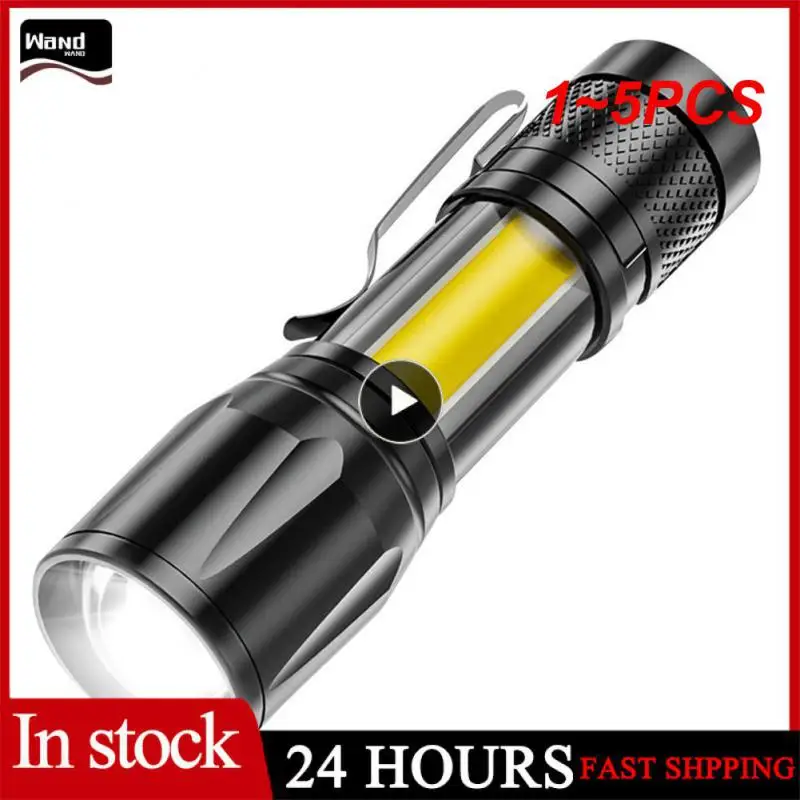 1~5PCS Portable rechargeable zoom led flashlight XP-G Q5 Lamp Lantern 2000Lumen Adjustable Penlight Waterproof mini Led
1~5PCS Portable rechargeable zoom led flashlight XP-G Q5 Lamp Lantern 2000Lumen Adjustable Penlight Waterproof mini Led