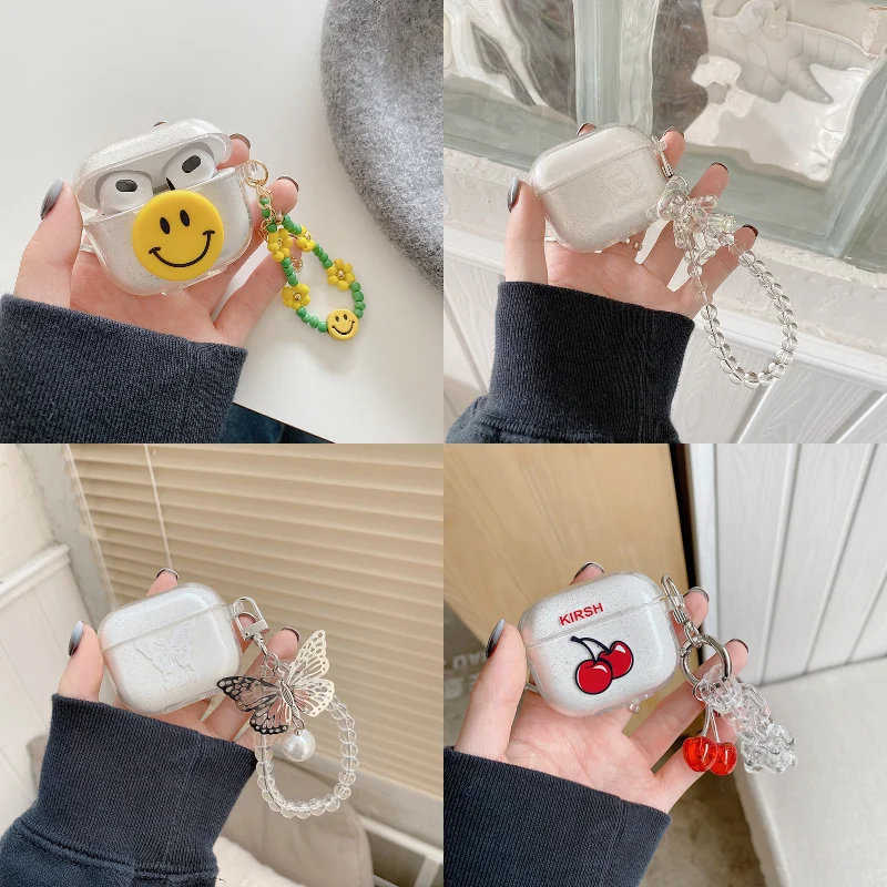 Чехол для airpods 3 блестящий прозрачный чехол наушников Apple Airpods 2021 | Электроника