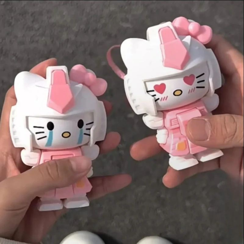 Miniso новейшая игрушка Sanrio Hello Kitty меняющая лицо мультяшная кукла брелок