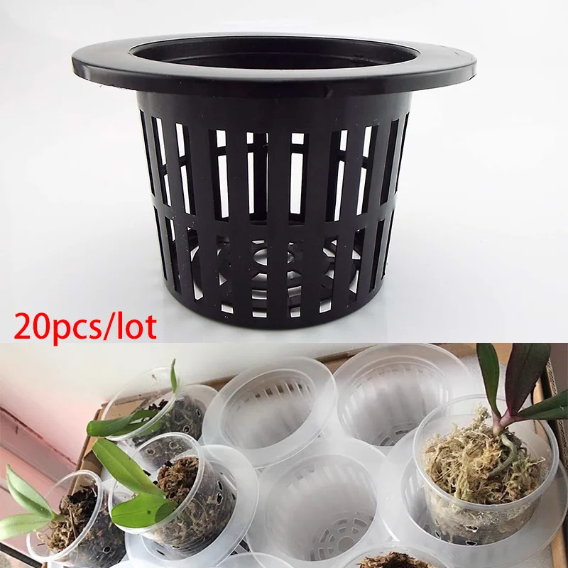 20 50Pcs Hydroponic colonization Mesh Pot Net Cup Basket plant grow holder Hydro Aeroponic Planting Clone Nursery Plant Soilless 
20 50Pcs Hydroponic colonization Mesh Pot Net Cup Basket plant grow holder Hydro Aeroponic Planting Clone Nursery Plant Soilless