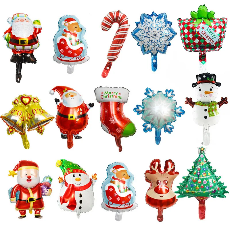 Christmas Foil Balloons Santa Claus Snowman Elk Xmas Tree Gift Box Shaped Balloon For Home 2024 New Year Party Decoration
Christmas Foil Balloons Santa Claus Snowman Elk Xmas Tree Gift Box Shaped Balloon For Home 2024 New Year Party Decoration