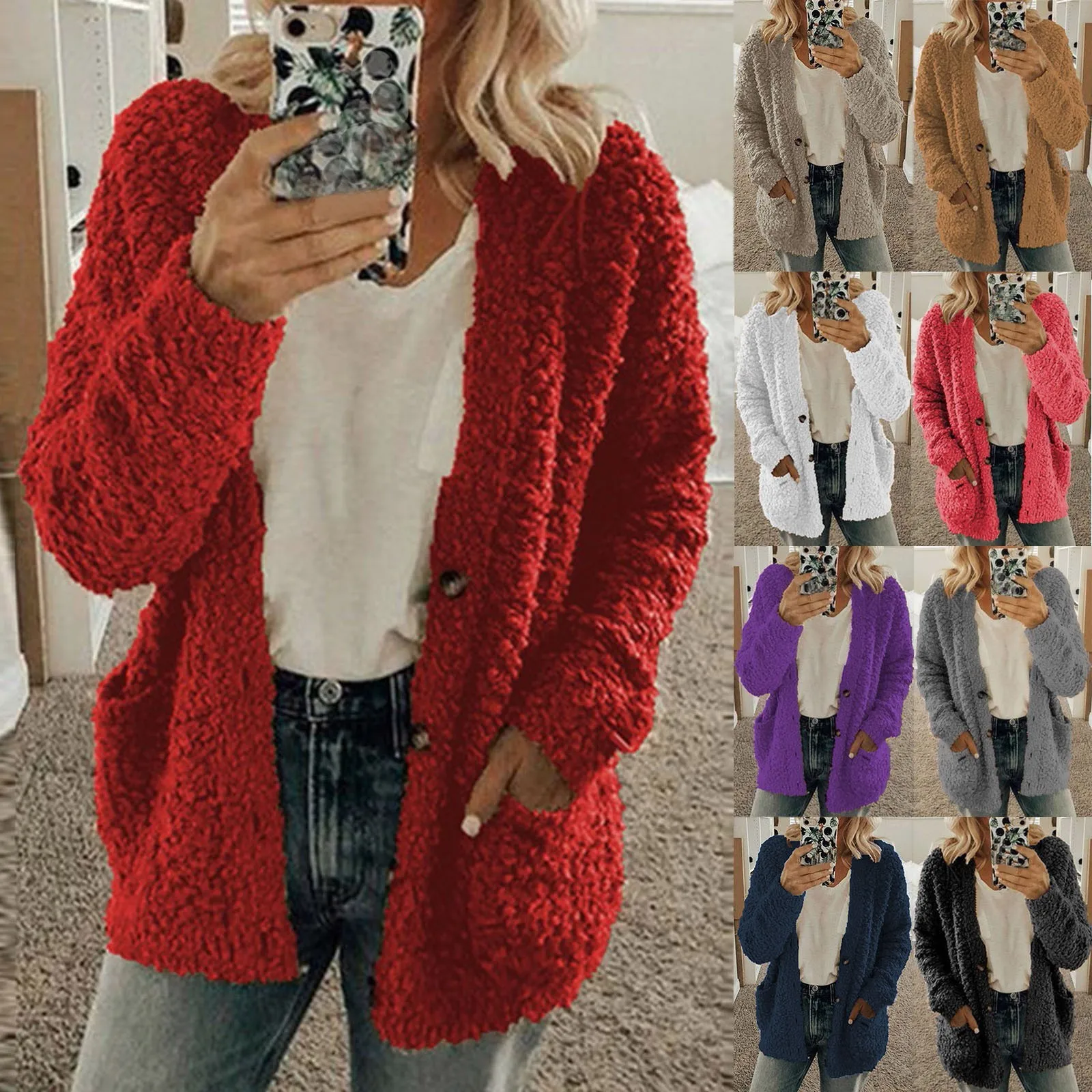 Woman Jacket Fashion Long Sleeeve Outfit Hooded Fleece Wool Coat Women Warm Sweaters 2023 Ladies Fashion Winter Fashion Cardigan
Woman Jacket Fashion Long Sleeeve Outfit Hooded Fleece Wool Coat Women Warm Sweaters 2023 Ladies Fashion Winter Fashion Cardigan