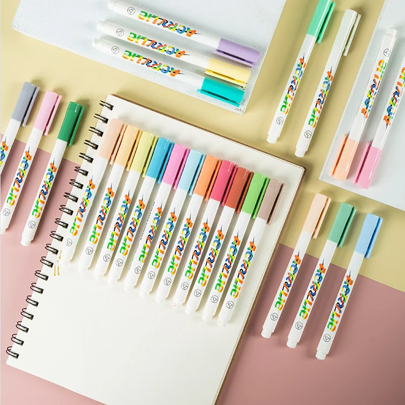 12 Morandi Color Acrylic Pen Art Painting Marker Pen for Fabric Canvas Stone Drawing Card Anime Design Painting Graffiti Pen Set
12 Morandi Color Acrylic Pen Art Painting Marker Pen for Fabric Canvas Stone Drawing Card Anime Design Painting Graffiti Pen Set