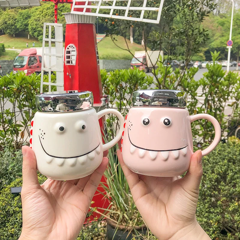 Dinosaur Mirror Cover Ceramic Cup Creative Student Tea Mark Water Cup Classmate Friends Cartoon Cute Christmas Gift Cup
Dinosaur Mirror Cover Ceramic Cup Creative Student Tea Mark Water Cup Classmate Friends Cartoon Cute Christmas Gift Cup