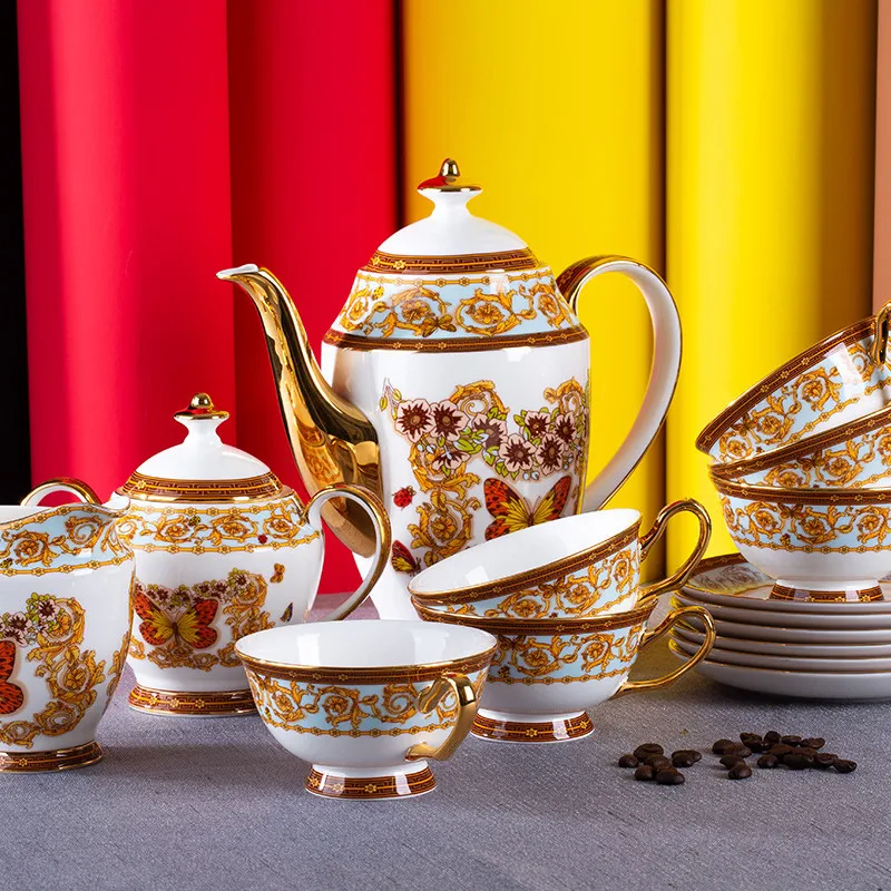 Keramische Koffie Kopjes & Pot Ontbijt Melk Koffiekopjes Ontmoette Lade Drinkwaren Suiker Kan Melkkan 15 Delige Set Huwelijksges 
Keramische Koffie Kopjes & Pot Ontbijt Melk Koffiekopjes Ontmoette Lade Drinkwaren Suiker Kan Melkkan 15 Delige Set Huwelijksges