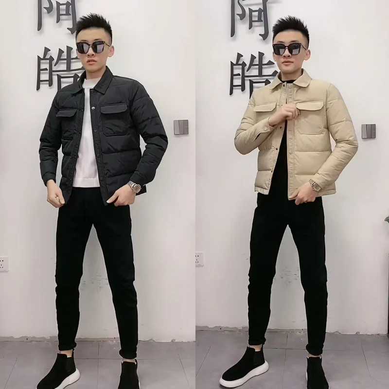 Fashion Men's Short Cotton Padded Parka Coat Winter Thick Warm Long Sleeve Casual Outwear C88
Fashion Men's Short Cotton Padded Parka Coat Winter Thick Warm Long Sleeve Casual Outwear C88
