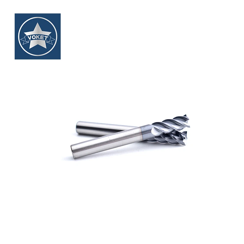 60° Solid Tungsten Carbide End Mill 4 Flutes Square Mills Milling Cutter HRC60 1MM 1.5MM 2MM 2.5MM 3MM 4MM 5MM 6MM 8MM 10MM 12MM
60° Solid Tungsten Carbide End Mill 4 Flutes Square Mills Milling Cutter HRC60 1MM 1.5MM 2MM 2.5MM 3MM 4MM 5MM 6MM 8MM 10MM 12MM