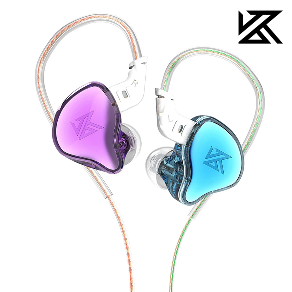 

KZ EDC Earphones 1 Dynamic HIFI Bass Earbuds In Ear Monitor Headphones Sport Noise Cancelling Headse