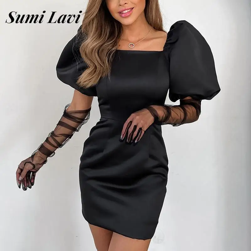 Женское офисное банкетное платье, Элегантное летнее Мини-Платье с квадратным вырезом и коротким рукавом-фонариком, модное однотонное прита...
Женское офисное банкетное платье, Элегантное летнее Мини-Платье с квадратным вырезом и коротким рукавом-фонариком, модное однотонное прита...