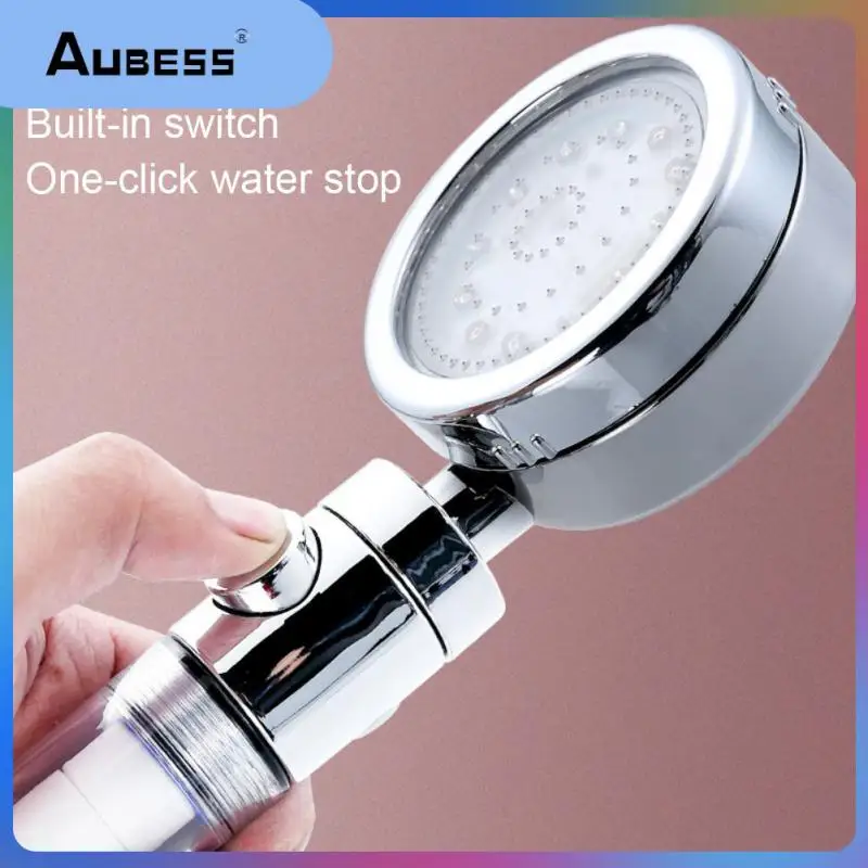 

Creative Hand Held Shower Spa Rain 3 Colors Shower Head Automatically Color-changing Water Saving Filter Led Hand Shower Head
