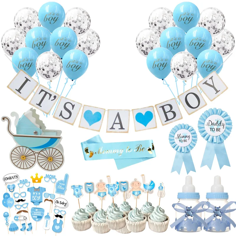 Baby Shower Girl Boy Decoration It's A Boy It's A Girl Banner Balloon Gender Reveal Kids Birthday Party Decor Candy Box Supplies
Baby Shower Girl Boy Decoration It's A Boy It's A Girl Banner Balloon Gender Reveal Kids Birthday Party Decor Candy Box Supplies