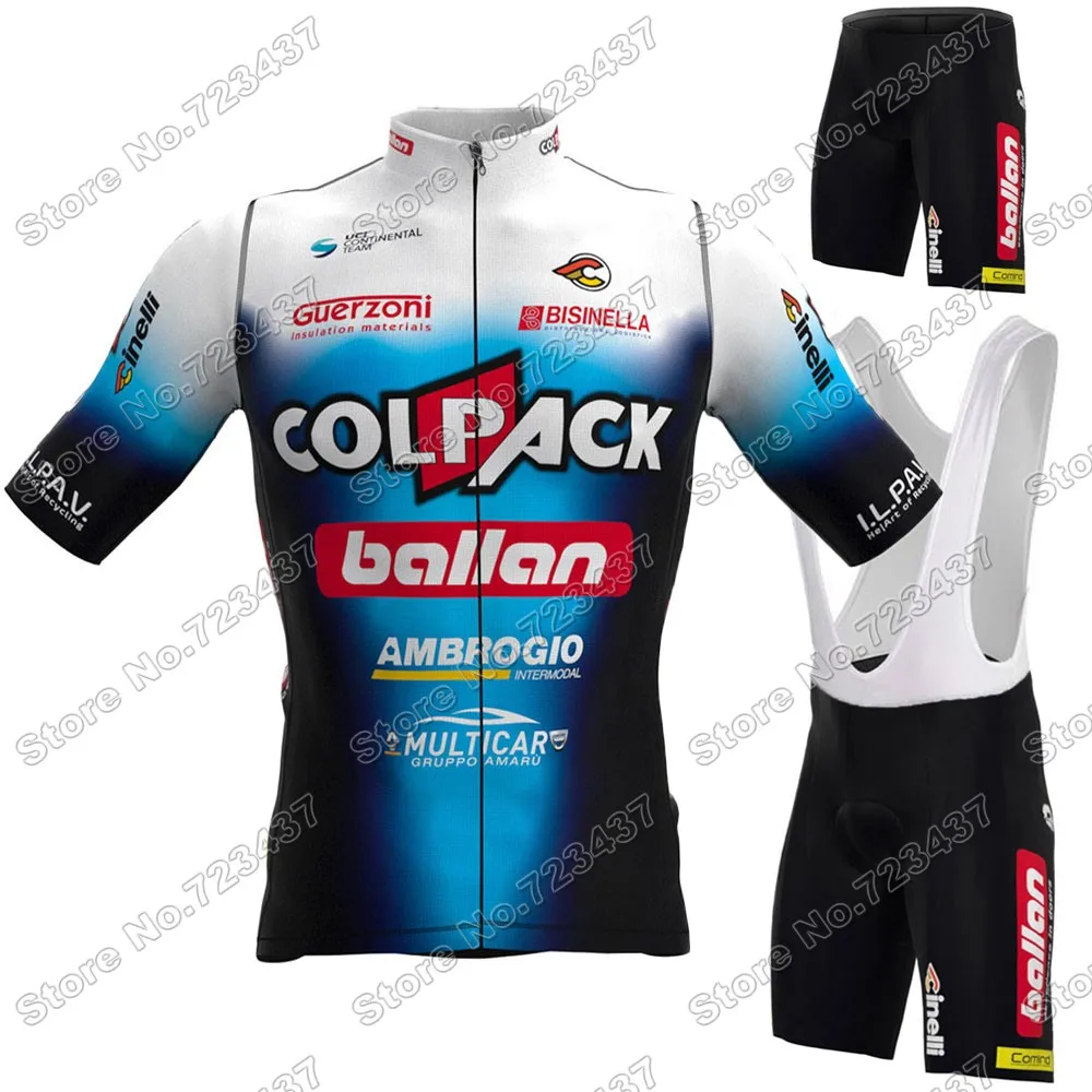

2021 COLPACK BALLAN Cycling Clothing Men Cycling Jersey Summer Set Road Bike Suit Bicycle Bib Shorts MTB Maillot Ropa Ciclismo
