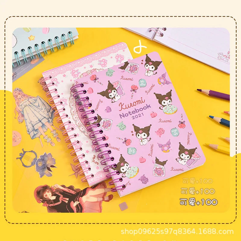 Creative Sanrio kulomi HelloKitty melody Cartoon coil book Cute girly heart notebook notebook book
Creative Sanrio kulomi HelloKitty melody Cartoon coil book Cute girly heart notebook notebook book
