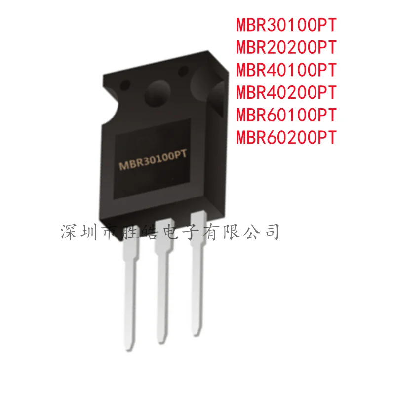 (5PCS) NEW MBR30100PT / MBR20200PT / MBR40100PT / MBR40200PT / MBR60100PT / MBR60200PT Straight TO-247 Integrated Circuit
(5PCS) NEW MBR30100PT / MBR20200PT / MBR40100PT / MBR40200PT / MBR60100PT / MBR60200PT Straight TO-247 Integrated Circuit