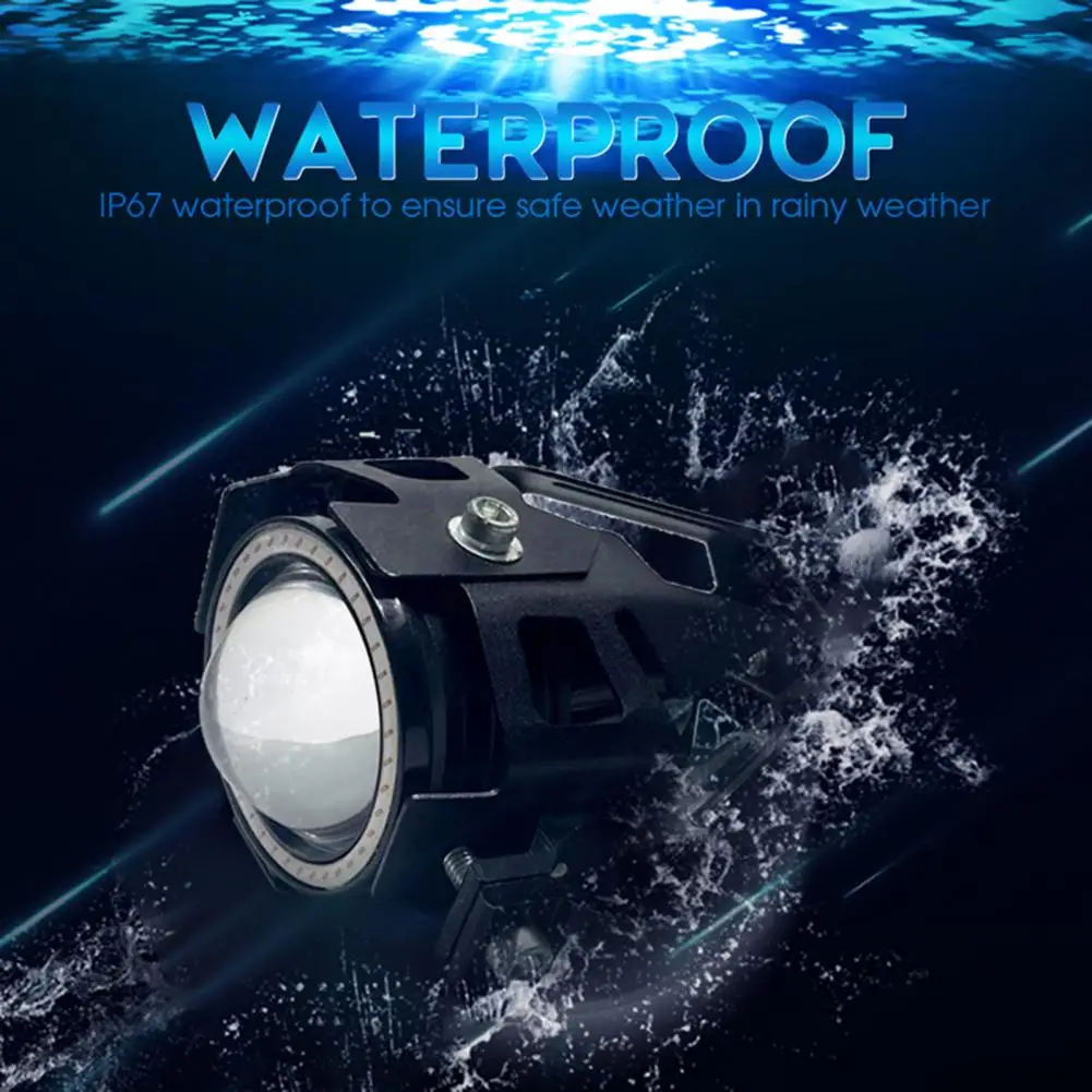 2Pcs Motorcycle Headlight High-power IP68 Waterproof Modification High Brightness U7 Angel Eyes for Scooter
2Pcs Motorcycle Headlight High-power IP68 Waterproof Modification High Brightness U7 Angel Eyes for Scooter