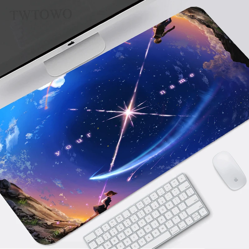 Коврик для мыши с аниме ваше имя, игровой большой коврик для мыши XL под заказ, большой коврик для HD-мыши XXL, коврик для клавиатуры, Противоскол...
Коврик для мыши с аниме ваше имя, игровой большой коврик для мыши XL под заказ, большой коврик для HD-мыши XXL, коврик для клавиатуры, Противоскол...