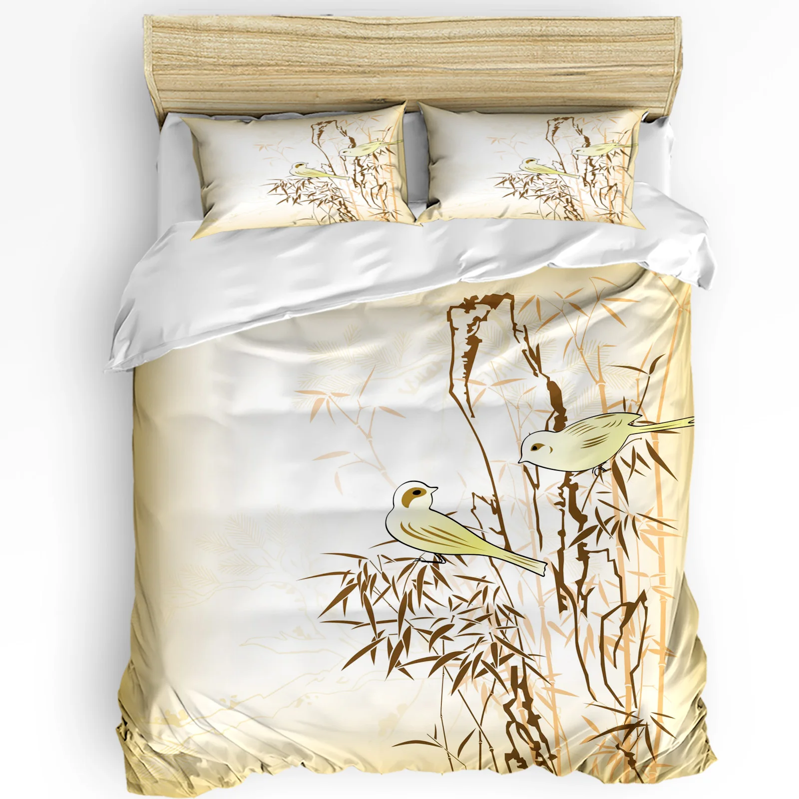 Cute Bird Yellow Bamboo Printed Comfort Duvet Cover Pillow Case Home Textile Quilt Cover Boy Kid Teen Girl 3pcs Bedding Set
Cute Bird Yellow Bamboo Printed Comfort Duvet Cover Pillow Case Home Textile Quilt Cover Boy Kid Teen Girl 3pcs Bedding Set