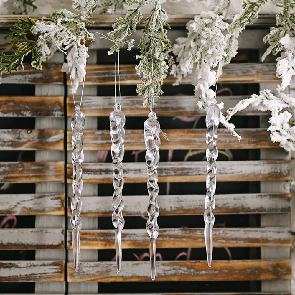 12PCS Christmas Transparent-Icicle Xmas Tree Pendant Fake Icicle Merry Christmas Decoration Home Navidad New Year 2023 Ornament
12PCS Christmas Transparent-Icicle Xmas Tree Pendant Fake Icicle Merry Christmas Decoration Home Navidad New Year 2023 Ornament