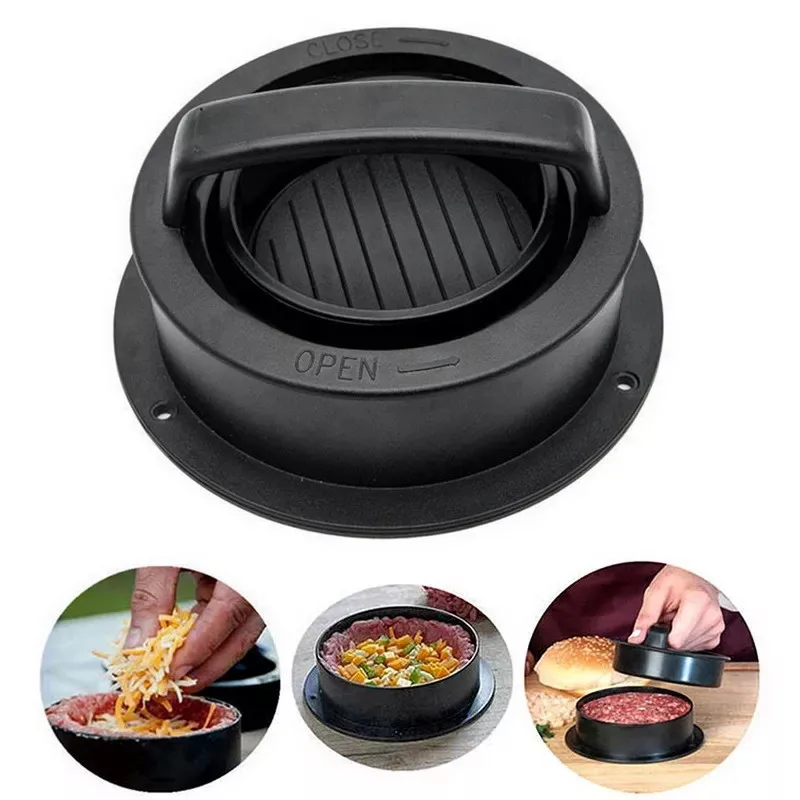 Kitchen Accessories ABS Hamburger Press Round Shape Non-Stick Chef Cutlets Burger Press Patty Maker Mold Burger Press Gadgets
Kitchen Accessories ABS Hamburger Press Round Shape Non-Stick Chef Cutlets Burger Press Patty Maker Mold Burger Press Gadgets