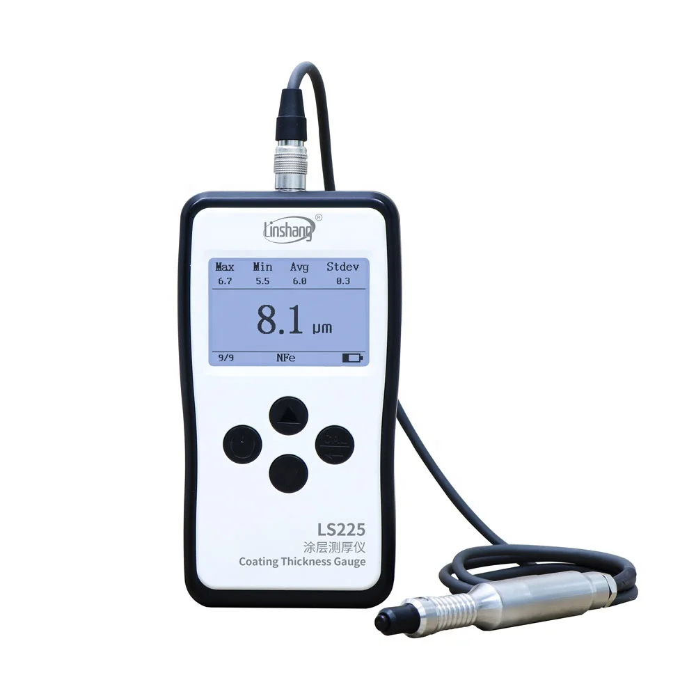 Customization LS225+N1500 Eddy Current Thickness Gauge for Anticorrosive Anodic Coating on Copper Aluminium Alloy Plate Plastic
Customization LS225+N1500 Eddy Current Thickness Gauge for Anticorrosive Anodic Coating on Copper Aluminium Alloy Plate Plastic