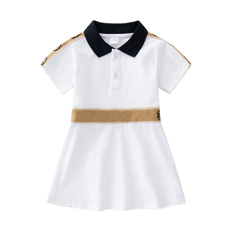 New 2024 Summer Fashion Letter Style kids dresses for girls Girls' Dress Short sleeve Lapel Princess baby girls dress 1-6 years
New 2024 Summer Fashion Letter Style kids dresses for girls Girls' Dress Short sleeve Lapel Princess baby girls dress 1-6 years