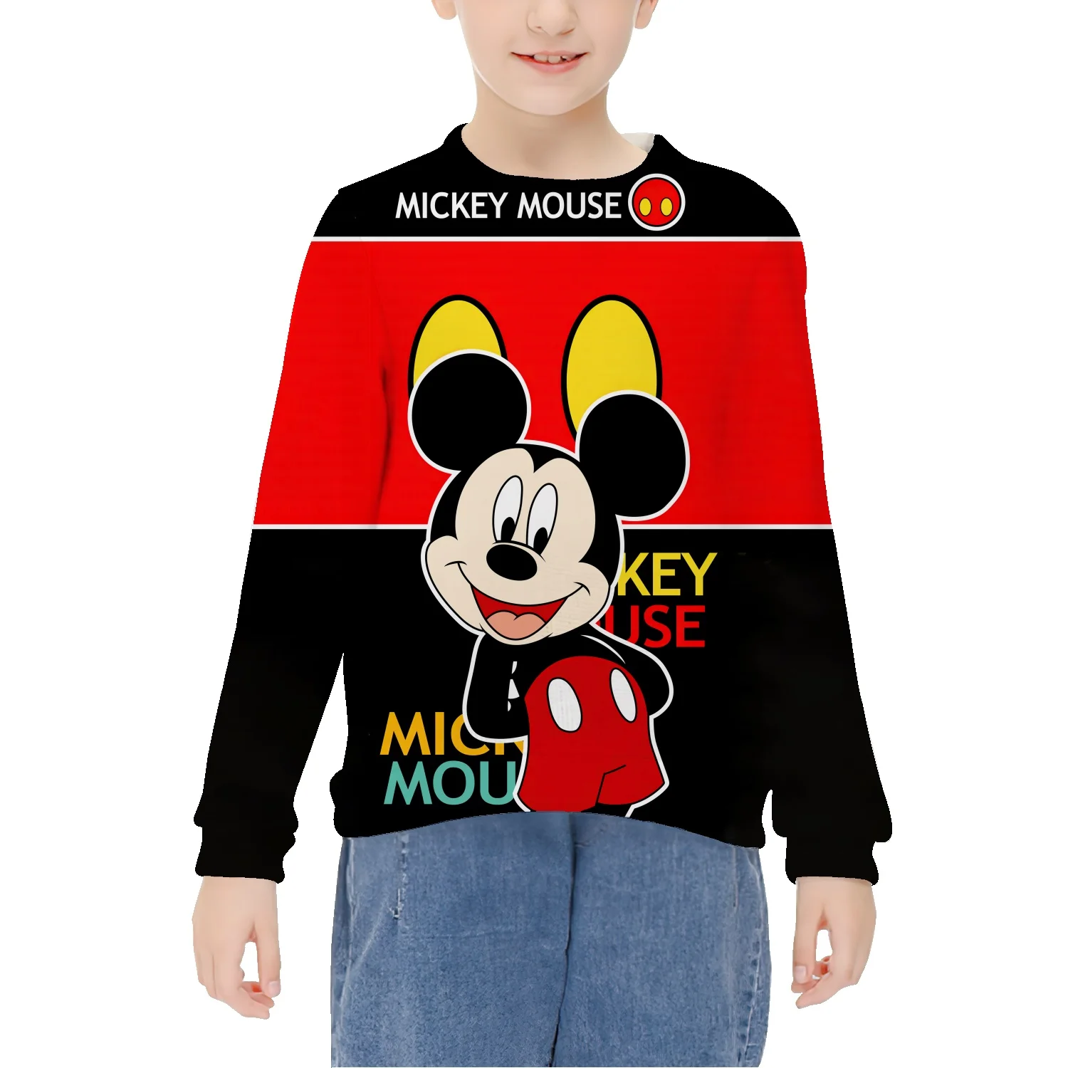 Disney Poster Mickey and Minnie Mouse Children's Clothing Boys Long Sleeve T-Shirt Spring Autumn 2022 New Boys Tops Sweater
Disney Poster Mickey and Minnie Mouse Children's Clothing Boys Long Sleeve T-Shirt Spring Autumn 2022 New Boys Tops Sweater