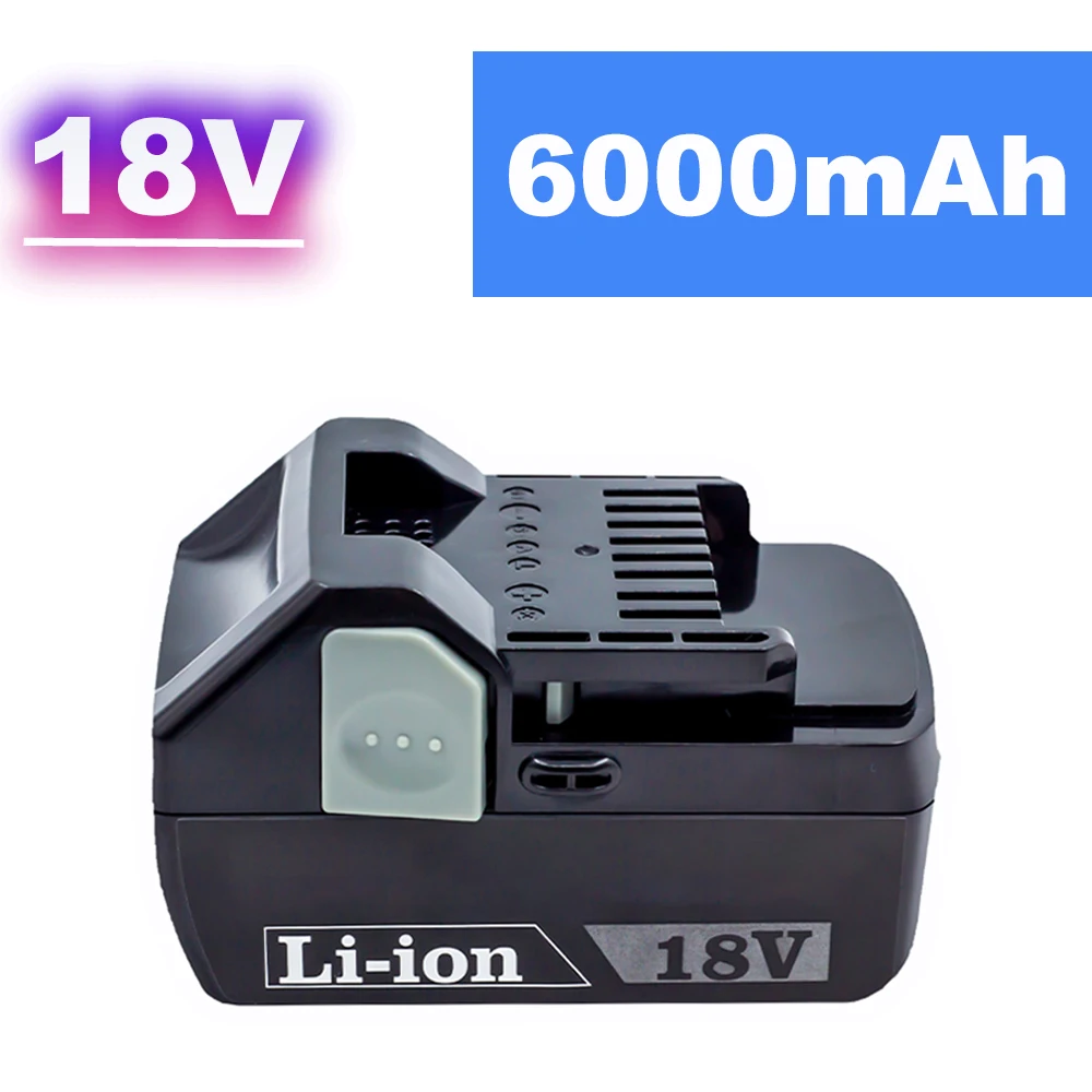 Leelinci 18v 6Ah Rechargeable For Hitachi Battery Tools BSL1815BSL1830BSL1840BSL1860 Portable Lithium Replacement Battery
Leelinci 18v 6Ah Rechargeable For Hitachi Battery Tools BSL1815BSL1830BSL1840BSL1860 Portable Lithium Replacement Battery