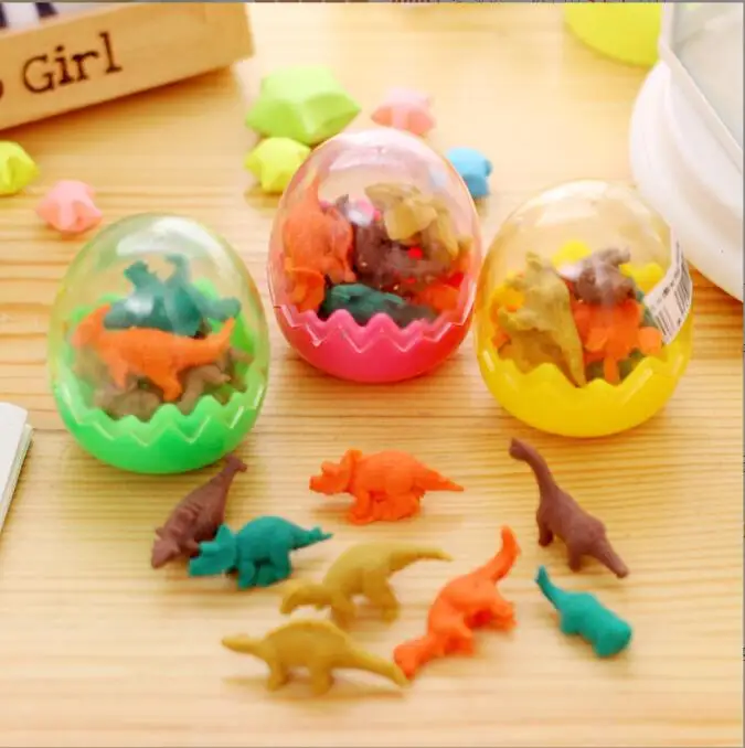 30 box/lot Creative Dinosaur Egg Eraser Cute Writing Drawing Rubber Pencil Eraser Stationery For Kids Gifts School Supply
30 box/lot Creative Dinosaur Egg Eraser Cute Writing Drawing Rubber Pencil Eraser Stationery For Kids Gifts School Supply