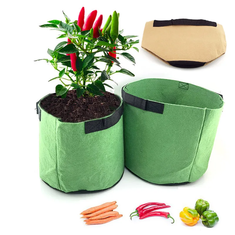 2/5/7 gallon Plant grow bag nursery pots flower plant bags garden planters for jardim gardening potato growing supplies tools
2/5/7 gallon Plant grow bag nursery pots flower plant bags garden planters for jardim gardening potato growing supplies tools