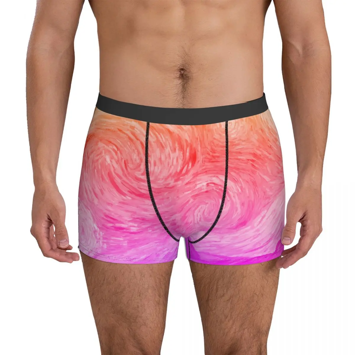 Abstract Fire нижнее белье Звездная ночь мужские трусы с принтом Стрейчевые Боксеры Шорты тренки трусы размера плюс