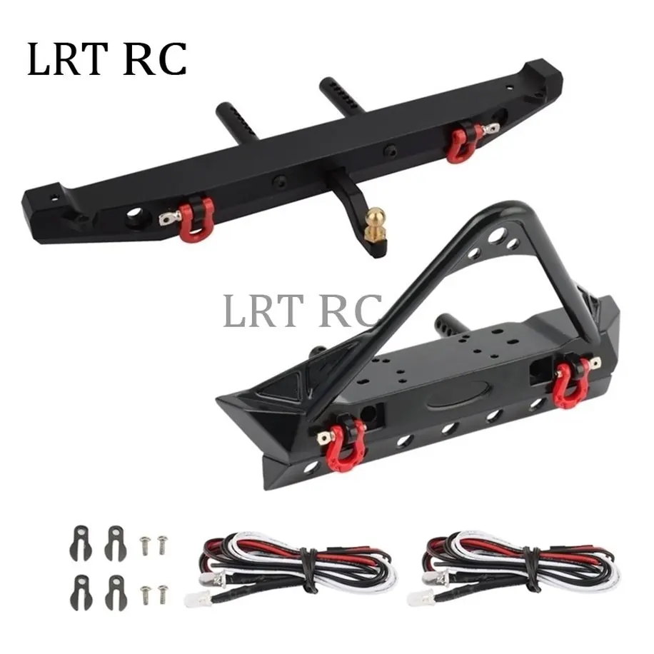 Metal Front and Rear Bumper with Lights for Axial SCX10 90046 SCX10 III AXI03007 TRX4 1/10 RC Crawler Car Upgrade Parts
Metal Front and Rear Bumper with Lights for Axial SCX10 90046 SCX10 III AXI03007 TRX4 1/10 RC Crawler Car Upgrade Parts