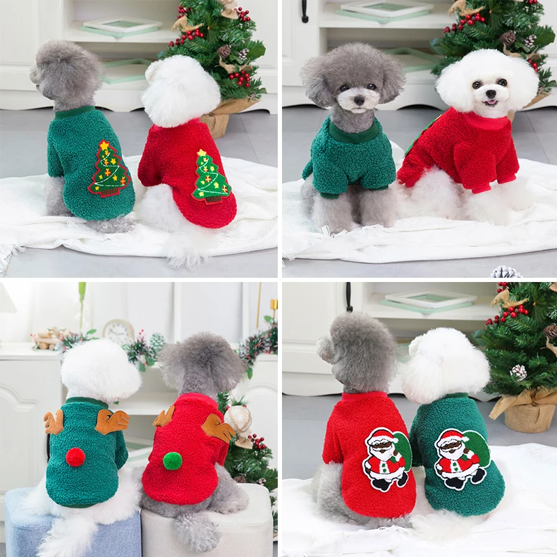 Autumn Winter Fleece Dog Coat Christmas Printed Pet Hoodies Cat Sweaters Shirts Puppy Cotton Jacket Pet Dog Clothes Chihuahua
Autumn Winter Fleece Dog Coat Christmas Printed Pet Hoodies Cat Sweaters Shirts Puppy Cotton Jacket Pet Dog Clothes Chihuahua