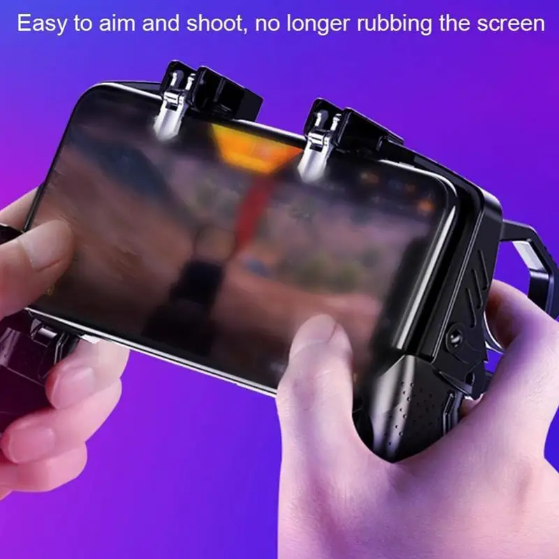 Mobile Game Controller Aiming Shooting Gamepad Hand Held Anti-slip Joystick Adjustable Triggers Smartphone Accessory
Mobile Game Controller Aiming Shooting Gamepad Hand Held Anti-slip Joystick Adjustable Triggers Smartphone Accessory