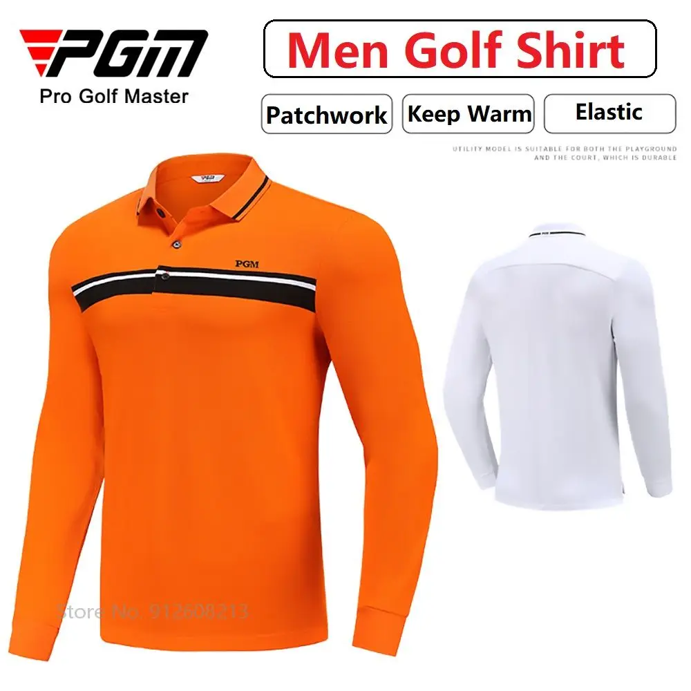 PGM Men's Long-sleeved Golf Shirt Male Spring Warm Golf T-shirt Windproof Elastic Pullover Striped Soft Tops Polo Shirts M-XXL
PGM Men's Long-sleeved Golf Shirt Male Spring Warm Golf T-shirt Windproof Elastic Pullover Striped Soft Tops Polo Shirts M-XXL