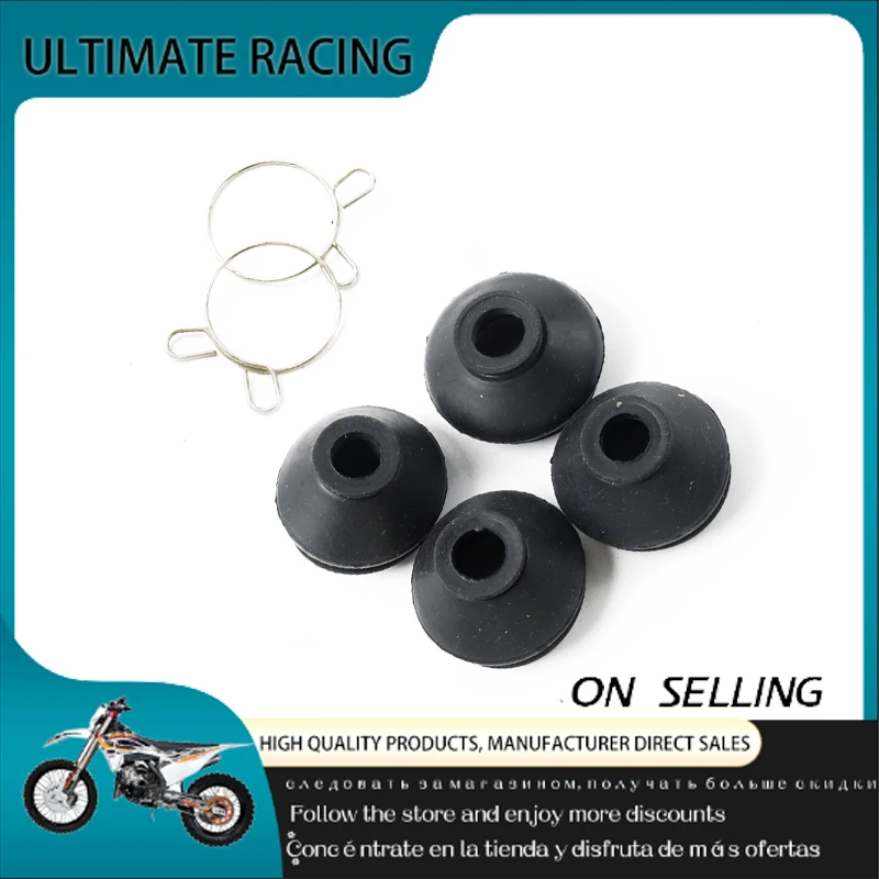 

Applicable to ATV Four-wheel Go Karts, 4 Pcs Steering Lever Arm Ball Joint Dust-proof Rubber Cover Dust Cover Dust Boot