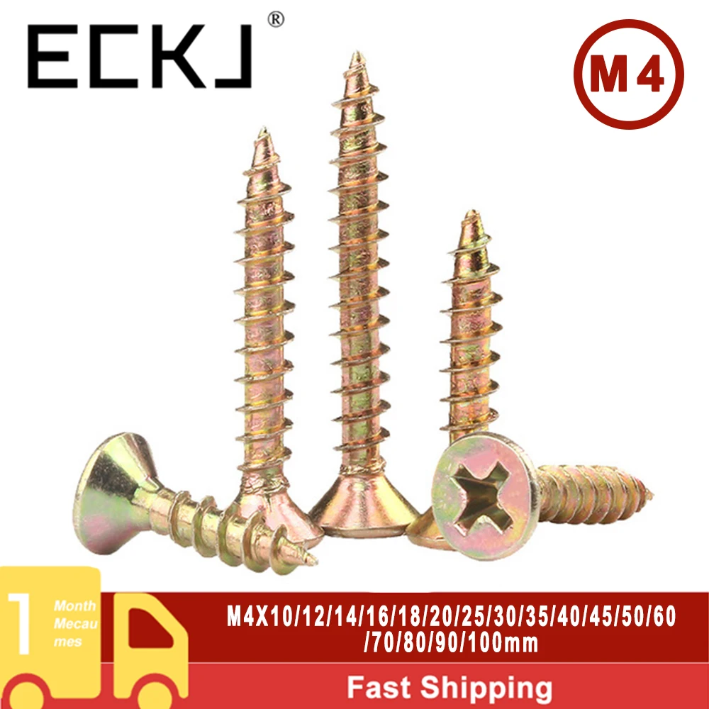 ECKJ Phillips Drive Flat Head Drywall Screws Cross Recessed Self-tapping Thread Countersunk Brass Wood Fiberboard Hinge
ECKJ Phillips Drive Flat Head Drywall Screws Cross Recessed Self-tapping Thread Countersunk Brass Wood Fiberboard Hinge