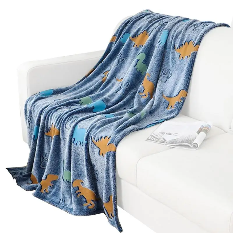 Double-sided Cozy Glow In The Dark Throw Blanket Luminous Dinasour Warm Blanket For Boys Girls Fleece Cheap Thin Blanket
Double-sided Cozy Glow In The Dark Throw Blanket Luminous Dinasour Warm Blanket For Boys Girls Fleece Cheap Thin Blanket